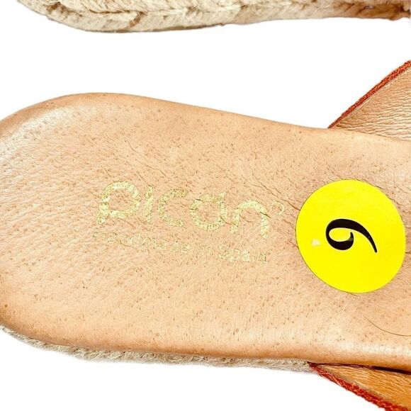 Picon Embellished Strappy Sandals Orange Size 9 - Picture 5 of 8